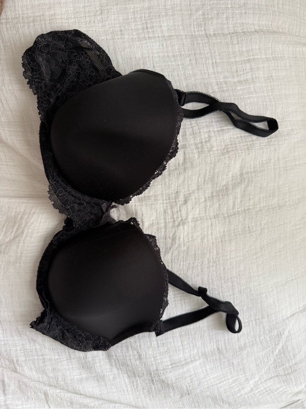 Victoria's Secret Black Lace Push-Up Bra